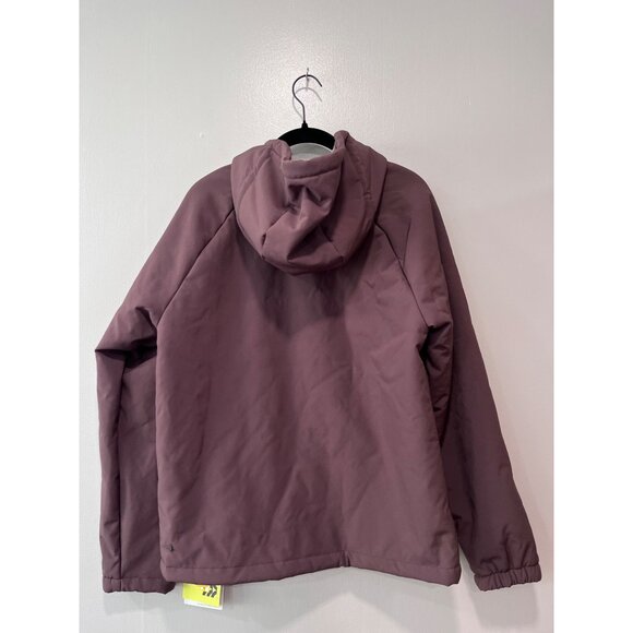 All In‎ Motion Womens Brown Plush Softshell Jacket With Hood M - Picture 2 of 14